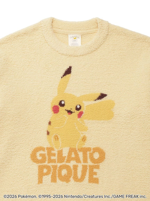GELATO PIQUE | Pokémon Sleep Baby Moco Pikachu Jacquard Pullover & Long Pants Set