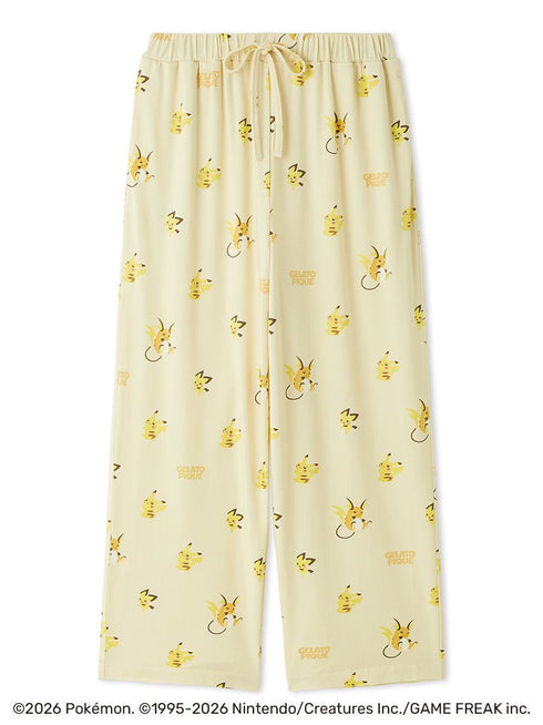 GELATO PIQUE | Pokémon Sleep Pikachu Long Sleeve T-Shirt & Pants Loungewear Set