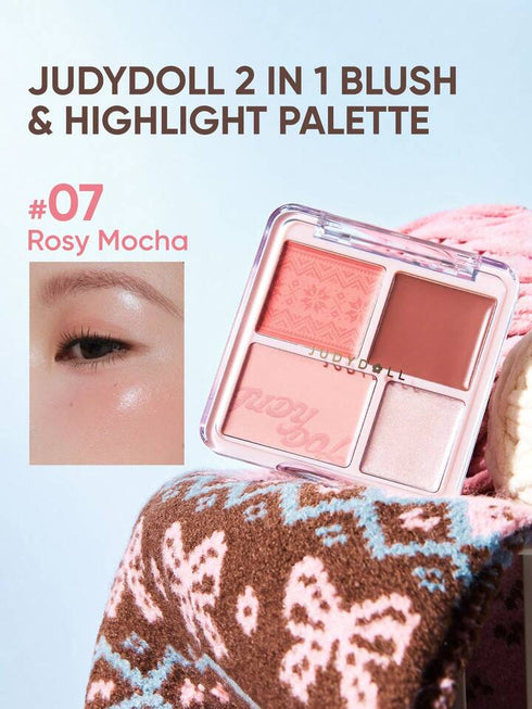 JUDYDOLL | Blush & Highlighter Palette