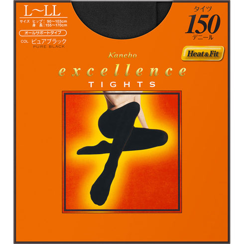 KANEBO | Excellence Tights 150 Denier Pure Black L〜LL