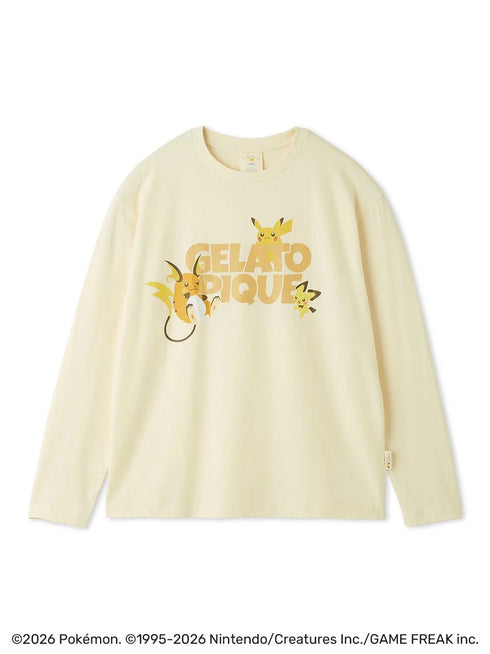 GELATO PIQUE | Pokémon Sleep Pikachu Long Sleeve T-Shirt & Pants Loungewear Set