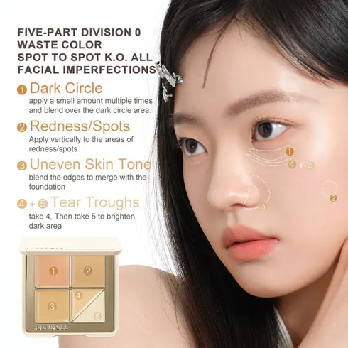 JUDYDOLL | 5 Shades Concealer Palette