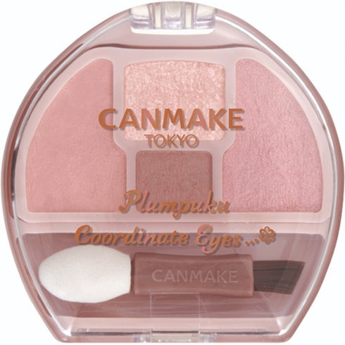 CANMAKE | Plumpuku Coordinate Eyes Shadow Palette #01 Apricot Plumpuku