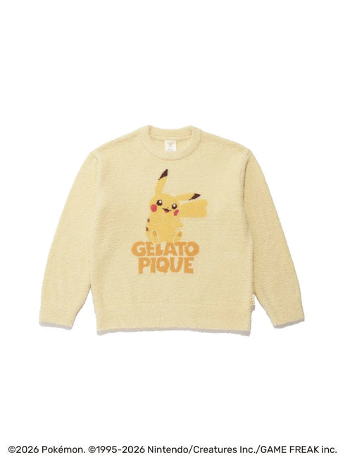 GELATO PIQUE | Pokémon Sleep Baby Moco Pikachu Jacquard Pullover & Long Pants Set