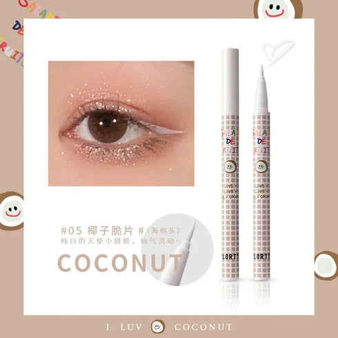 FLORTTE | Fruit Salad Series Colorful Waterproof Liquid Eyeliner