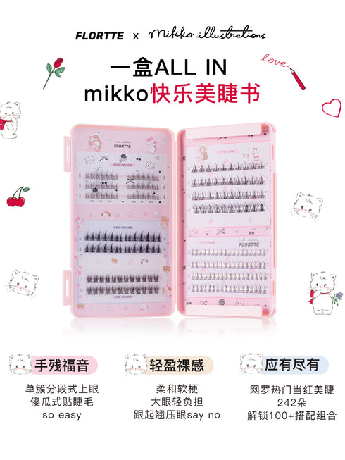FLORTTE | Mikko Love Friends False Eyelashes