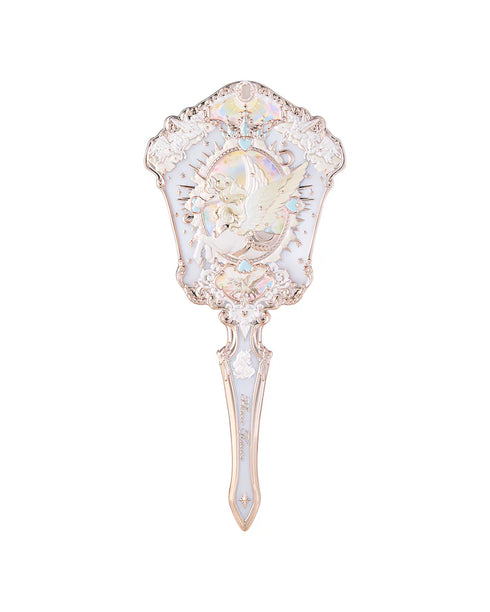 FLOWER KNOWS | Knight Unicorn Hand Mirror Cloud White