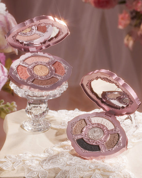 FLOWER KNOWS | Midsummer Fairytales Collection Embossed Five-Color Eyeshadow Palette