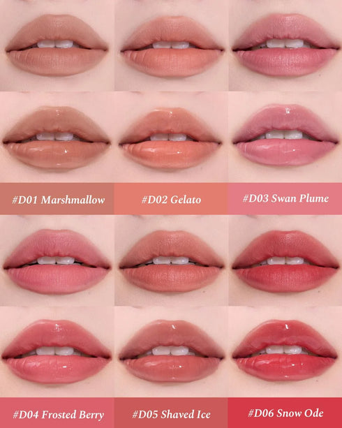 FLOWER KNOWS | Snow Ballet Lip Duo 2-in-1 Soft Matte Color & Gloss