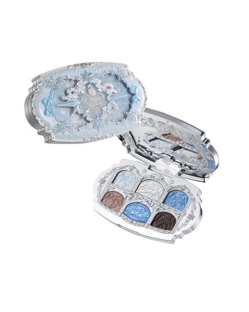FLOWER KNOWS | Snow Ballet Six-Color Satin Makeup Palette