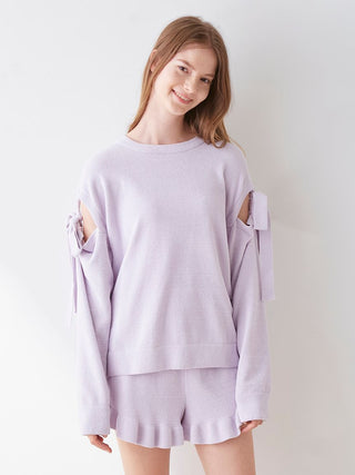 GELATO PIQUE|Mousse Ribbon Pullover&Shorts