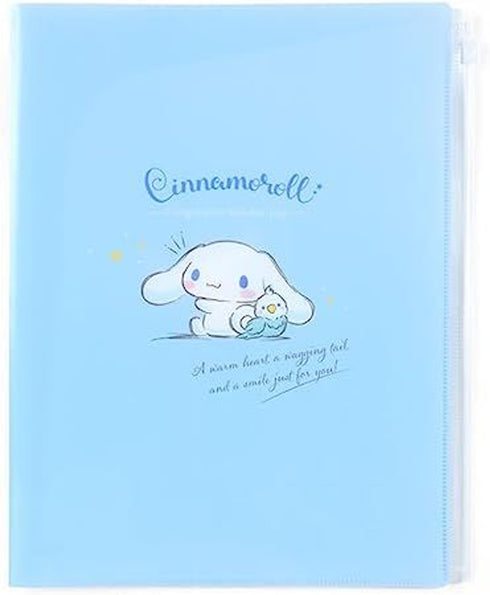 SANRIO | Cinnamoroll Clear File With Fastener Pocket