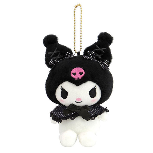 SANRIO | Girly Black Kuromi Mascot Plush Keychain