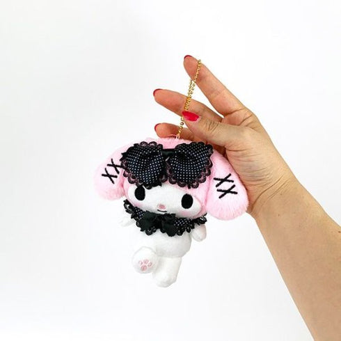 SANRIO | Girly Black My Melody Mascot Plush Keychain