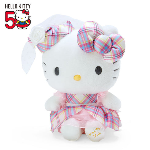 SANRIO | Hello Kitty 50th Anniversary Dress Tartan Plush