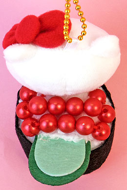 SANRIO | HelloKitty Sushi Master Plush Keychain