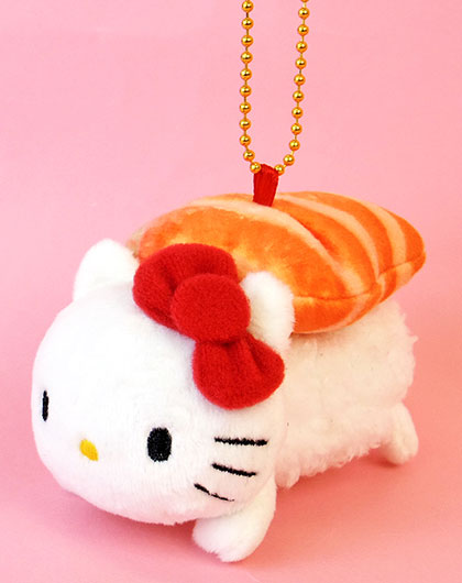 SANRIO | HelloKitty Sushi Master Plush Keychain