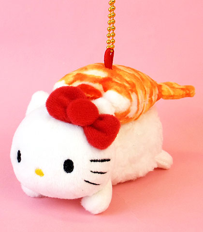 SANRIO | HelloKitty Sushi Master Plush Keychain