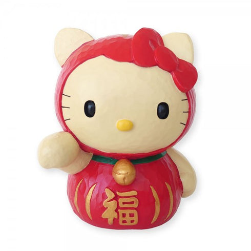 SANRIO | Hello Kitty Woodcarving Daruma Piggy Bank