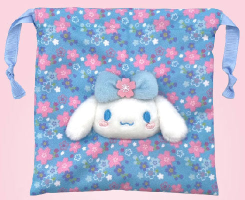 SANRIO | Sakura Kimono Boa Face Drawstring Pouch