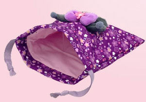 SANRIO | Sakura Kimono Boa Face Drawstring Pouch