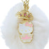 SANRIO | Thrilling Tiara Fluffy Plush Ball Keychain