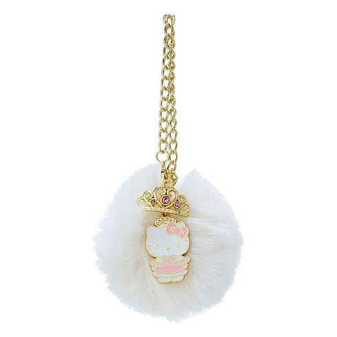 SANRIO | Thrilling Tiara Fluffy Plush Ball Keychain