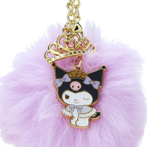 SANRIO | Thrilling Tiara Fluffy Plush Ball Keychain