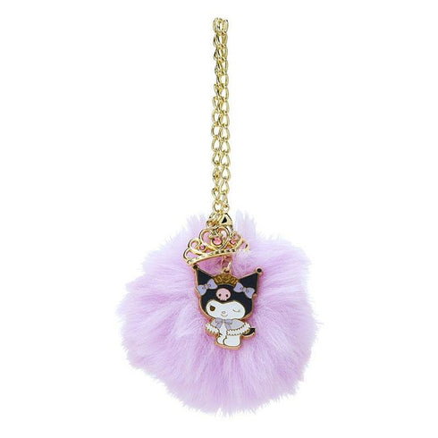 SANRIO | Thrilling Tiara Fluffy Plush Ball Keychain