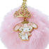 SANRIO | Thrilling Tiara Fluffy Plush Ball Keychain