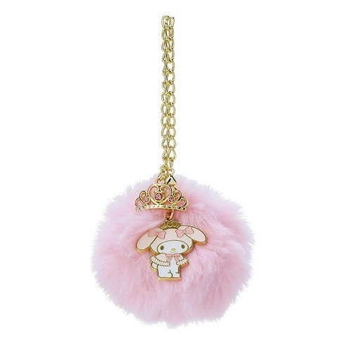 SANRIO | Thrilling Tiara Fluffy Plush Ball Keychain
