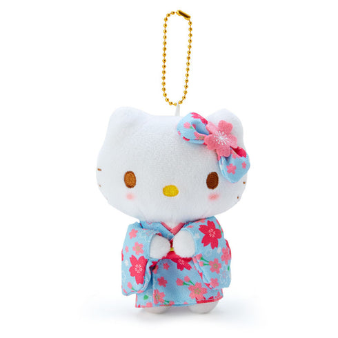 SANRIO | Light Blue Sakura Kimono Plush Keychain