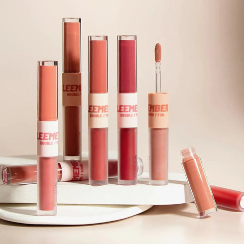 LEEMEMBER | Double Your Fun Glossy & Matte Lip Glaze