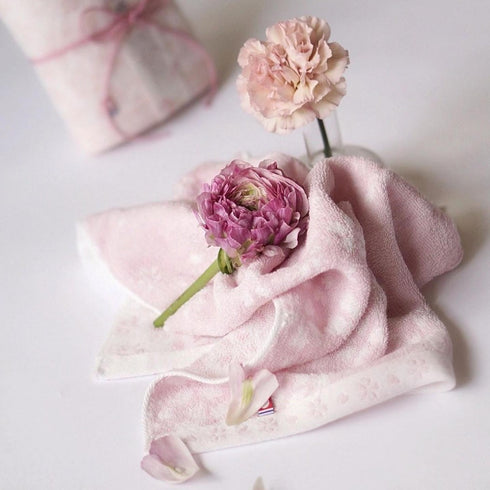 IMABARI KINSEI | Sakura Monori Bath & Face Towel Gift Set