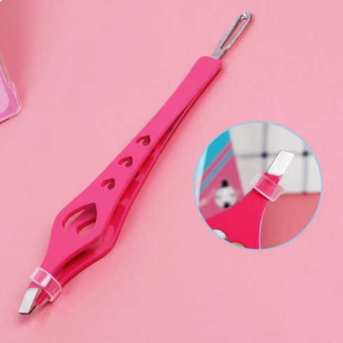 LUCKY TRENDY|Corner Clip Blackhead Acne Hole Whitehead Dual-Purpose Tweezer