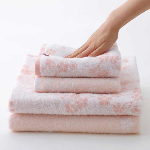 IMABARI KINSEI | Sakura Monori Bath & Face Towel Gift Set