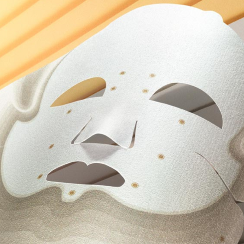 FLOWFUSHI | Saisei Sheet Mask Face Line | Lip Zone