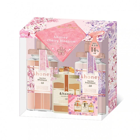 HONEY | Deep Moist Shampoo & Treatment Set Cherry Blossom Limited