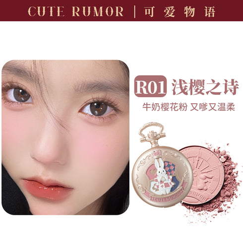 CUTE RUMOR | Wonderland Tea Party Pocket Watch Blush