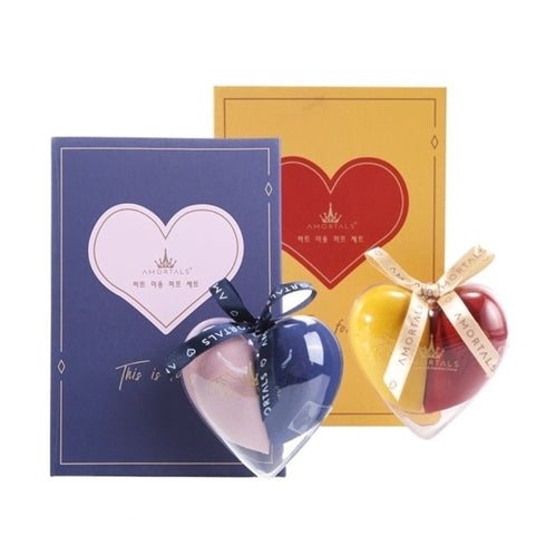 AMORTALS | Love Heart Makeup Sponge Set