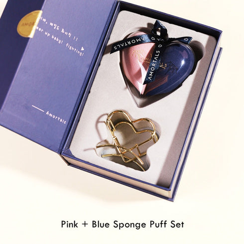 AMORTALS | Love Heart Makeup Sponge Set