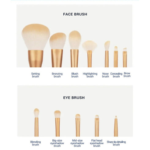 AMORTALS | Star-Beats Makeup Brush 12 Pcs