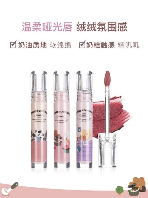 FLORTTE | Flower Food Bear Lip Cream