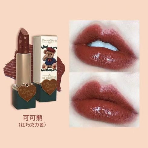 FLOWER KNOWS | Love Bear Satin and Matte Lipstick