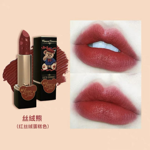 FLOWER KNOWS | Love Bear Satin and Matte Lipstick