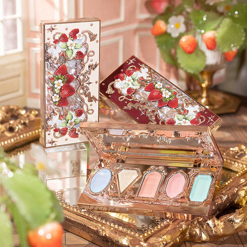FLOWER KNOWS | Strawberry Rococo 5 Color Eyeshadow Palette