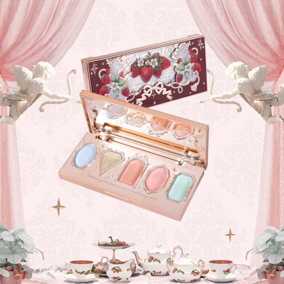 FLOWER KNOWS | Strawberry Rococo 5 Color Eyeshadow Palette – Legends ...