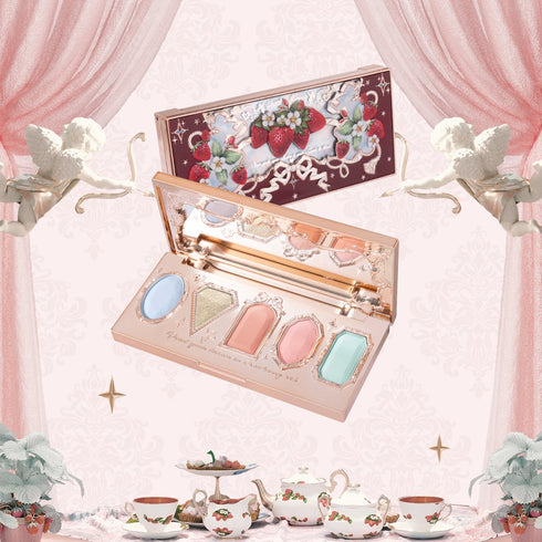FLOWER KNOWS | Strawberry Rococo 5 Color Eyeshadow Palette