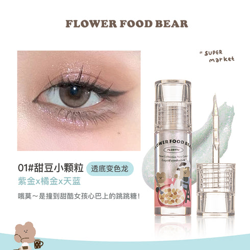 FLORTTE | Flower Food Bear Liquid Eye Shadow