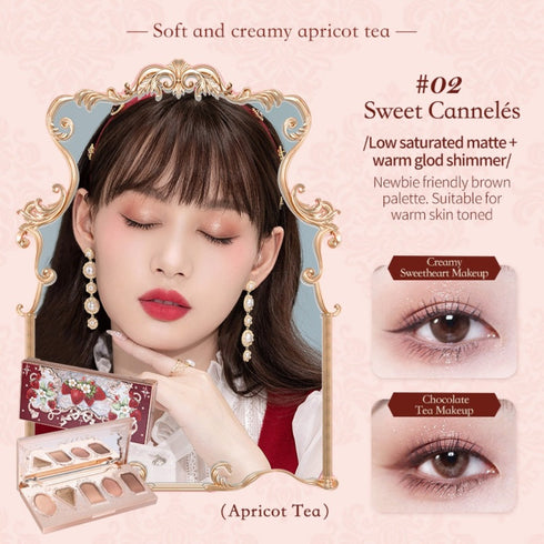 FLOWER KNOWS | Strawberry Rococo 5 Color Eyeshadow Palette